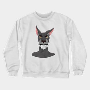 Anthro animal face Crewneck Sweatshirt